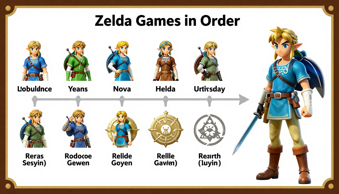 zelda games in order